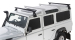 KIT 2 BARRES DE TOIT HEAVY DUTY NOIRES 1500 MM ET PIEDS RHINO RACK POUR LAND ROVER DEFENDER / INEOS GRENADIER