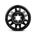 JANTE ALUMINIUM RENFORCE RAID EVO CORSE DAKAR ZERO 8x17" ET 45 NOIR BRILLANT POUR MERCEDES SPRINTER ET INEOS GRENADIER