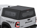 HARDTOP ALU CAB "CONTOUR NEXT GENERATION" POUR DODGE RAM 1500 5.5 (BENNE COURTE) A PARTIR DE 2009 - ALUMINIUM NOIR AVEC VITRES LATERALES