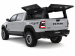 HARDTOP ALU CAB "CONTOUR NEXT GENERATION" POUR DODGE RAM 1500 5.5 (BENNE COURTE) A PARTIR DE 2009 - ALUMINIUM NOIR AVEC VITRES LATERALES