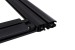 BARRES DE JONCTION RHINO RACK RECONN - DECK NS 750 MM NOIR