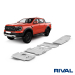 KIT DE 4 BLINDAGES ALUMINIUM 6 MM RIVAL POUR FORD RANGER RAPTOR A PARTIR DE 2023