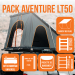 PACK AVENTURE TENTE DE TOIT ALU CAB LT-50 "LIGHTWEIGHT" NOIRE
