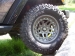 JANTE ALUMINIUM DOUBLE BEADLOCK HUTCHINSON 8.5 X 17 5X127 JEEP GRIS CLAIR BRILLANT