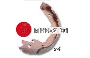 MACHOIRES de FREIN &agrave; MAIN (le jeu de 4)