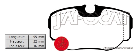 PLAQUETTES de FREIN Arri&egrave;re