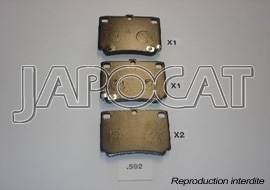 PLAQUETTES de FREIN Arri&egrave;re