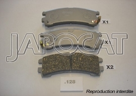 PLAQUETTES de FREIN Arri&egrave;re