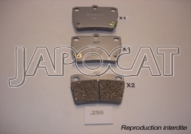 PLAQUETTES de FREIN Arri&egrave;re