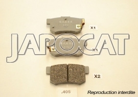PLAQUETTES de FREIN Arri&egrave;re