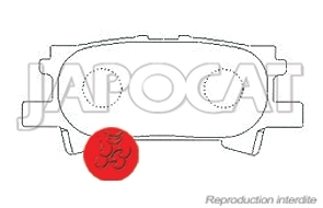 PLAQUETTES de FREIN Arri&egrave;re