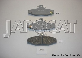 PLAQUETTES de FREIN Arri&egrave;re