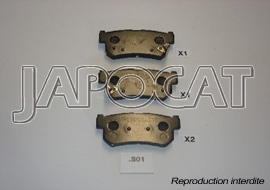 PLAQUETTES de FREIN Arri&egrave;re