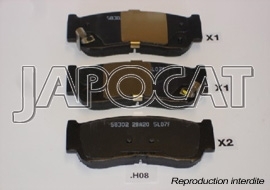 PLAQUETTES de FREIN Arri&egrave;re