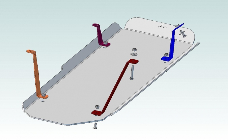 BLINDAGE DE RESERVOIR N4 6MM POUR ISUZU D-MAX A PARTIR DE 2012