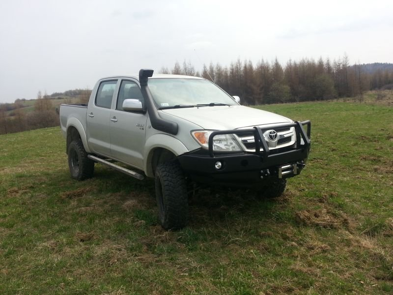 PARE BUFFLE INTEGRAL AVANT F4X4 POUR TOYOTA HILUX VIGO DE 2005 A 2008