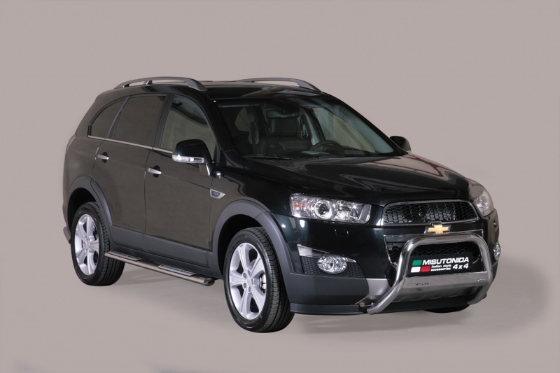 PROTECTION AVANT TUBULAIRE 63MM INOX HOMOLOGUEE CE POUR CHEVROLET CAPTIVA A PARTIR DE 2011
