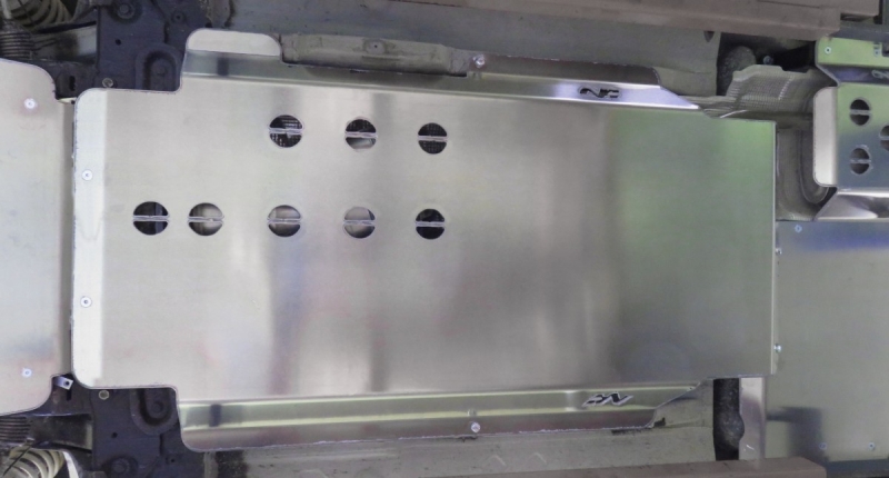 BLINDAGE CENTRAL N4 6MM EN ALUMINIUM POUR DACIA DUSTER