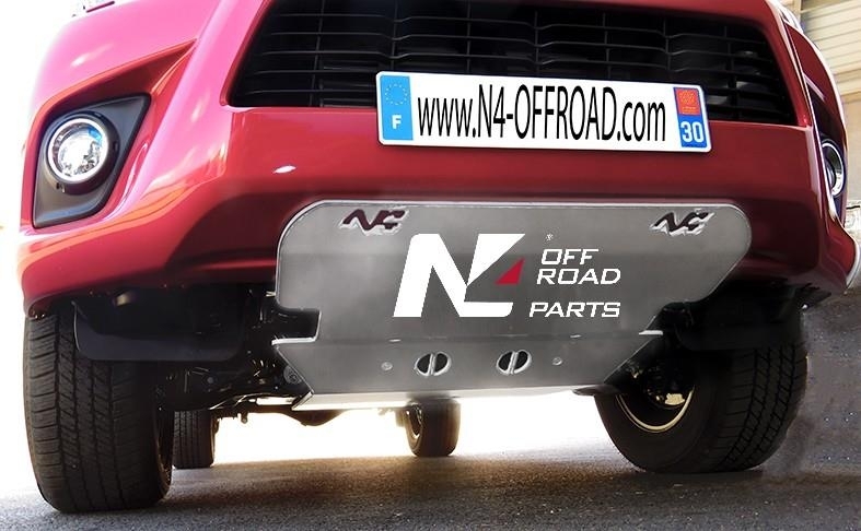 BLINDAGE AVANT 8mm N4 AVEC RENFORTS POUR TOYOTA HILUX REVO A PARTIR DE 2016 (VOIR DESCRIPTIF)