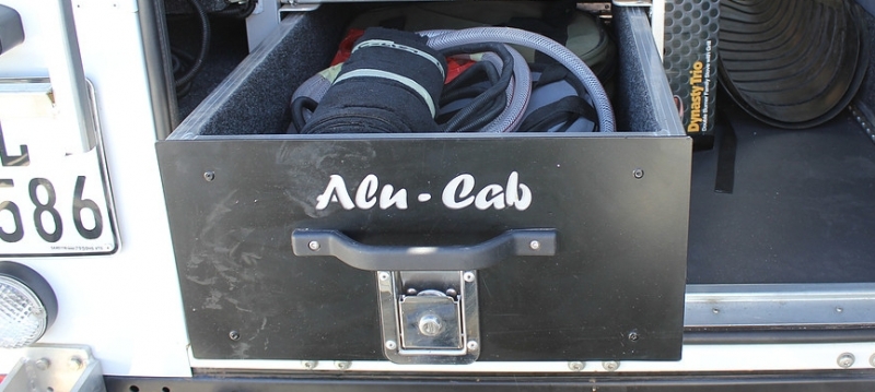 TIROIR DE RANGEMENT SIMPLE ALU CAB 1480 x 500 x 285 mm