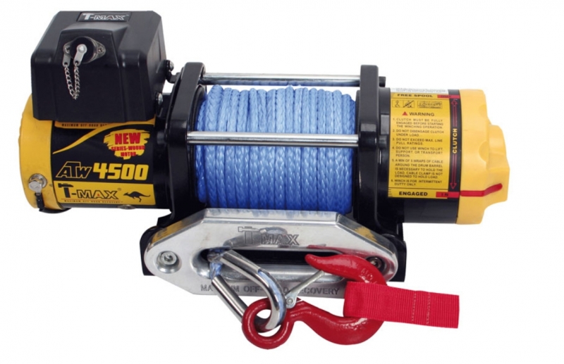 TREUIL T-MAX ATW PRO 4500 SYNTHETIQUE QUAD 2T 12V