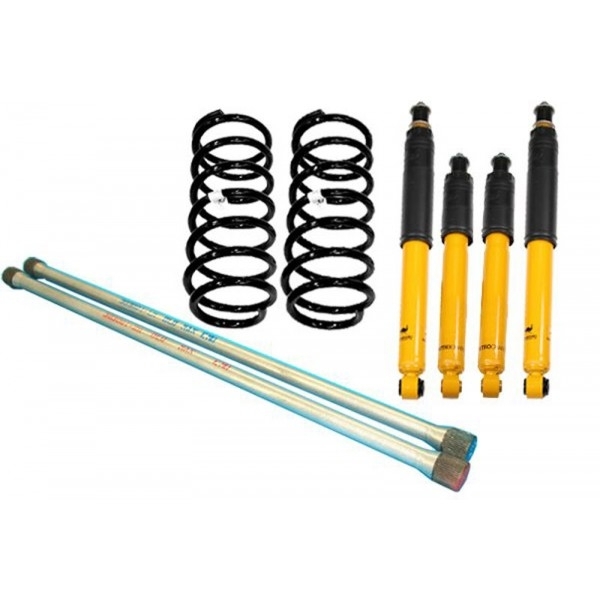 KIT DE SUSPENSION OME NITROCHARGER PLUS REHAUSSE +40/50MM TARAGE MEDIUM/+200KG POUR TOYOTA LAND CRUISER HDJ100