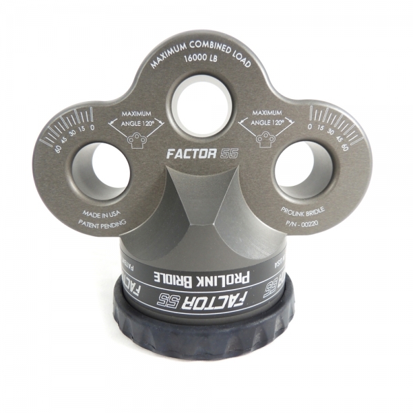 Arr&ecirc;t de c&acirc;ble gris pour treuil  ProLink Bridle Factor 55