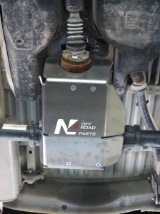 BLINDAGE DE NEZ DE PONT ARRIERE N4 6MM POUR VOLKSWAGEN CADDY