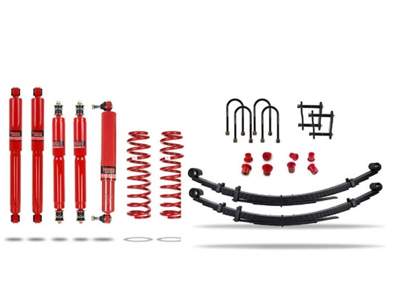 KIT DE SUSPENSION PEDDERS SANS REHAUSSE TARAGE CONFORT  POUR TOYOTA LANDCRUISER HZJ78-79