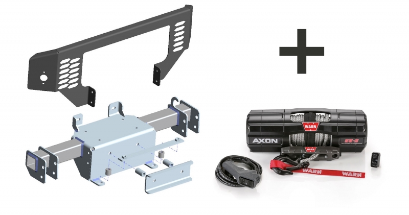 KIT DE MONTAGE INTEGRE AVEC TREUIL WARN AXON 55-S POUR SUZUKI JIMNY A PARTIR DE 2018