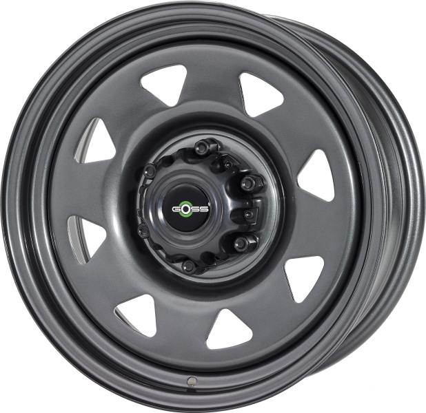 JANTE ACIER GOSS TRIANGULAR GENERATION II SILVER 7 X 17 ENTRAXE 6 X 139.7 DEPORT 20 POUR FORD RANGER