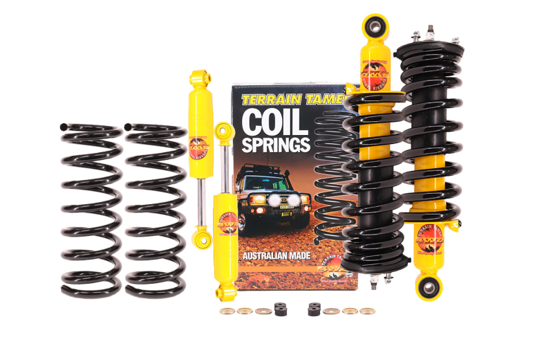 KIT DE SUSPENSION COMBIN&Eacute; ASSEMBL&Eacute; TERRAIN TAMER REHAUSSE +40/50MM POUR NISSAN PATHFINDER R51 A PARTIR DE 2005