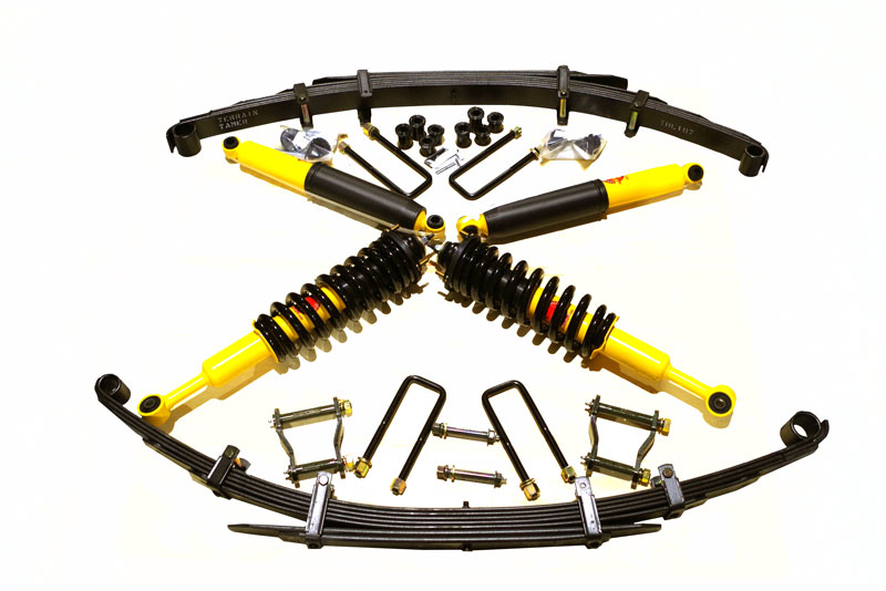KIT DE SUSPENSION TERRAIN TAMER COMBIN&Eacute; ASSEMBL&Eacute; REHAUSSE +40/50MM POUR MITSUBISHI L200 A PARTIR DE 2015 ET FIAT FULLBACK