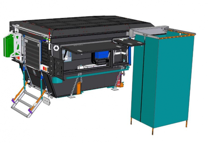 KIT DE FIXATION POUR AUVENT DOUCHE ALU CAB SUR CANOPY CAMPER EXTRA CABINE / MODCAP