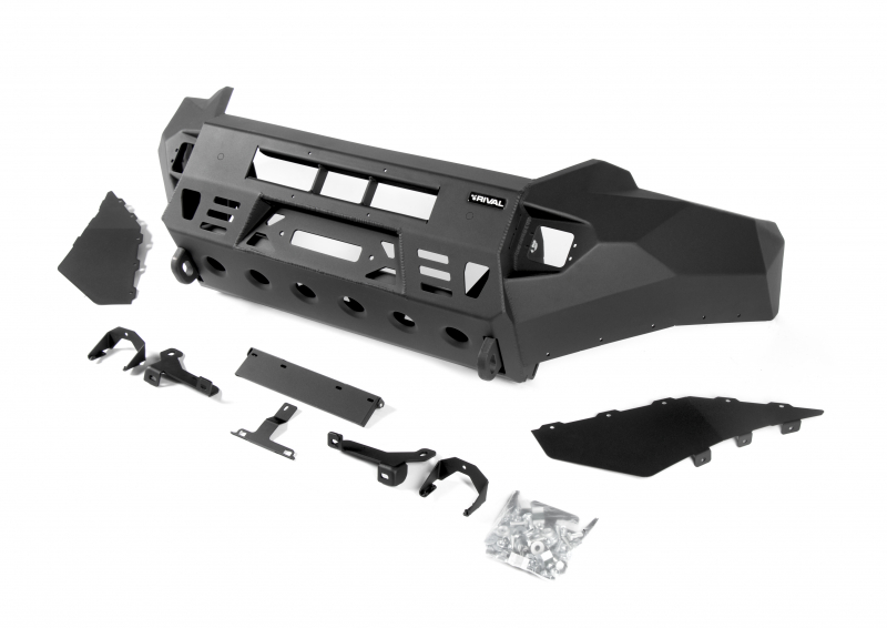 PARE CHOCS AVANT RIVAL EN ALUMINIUM POUR TOYOTA J200 A PARTIR DE 2015 AVEC FEUX LED