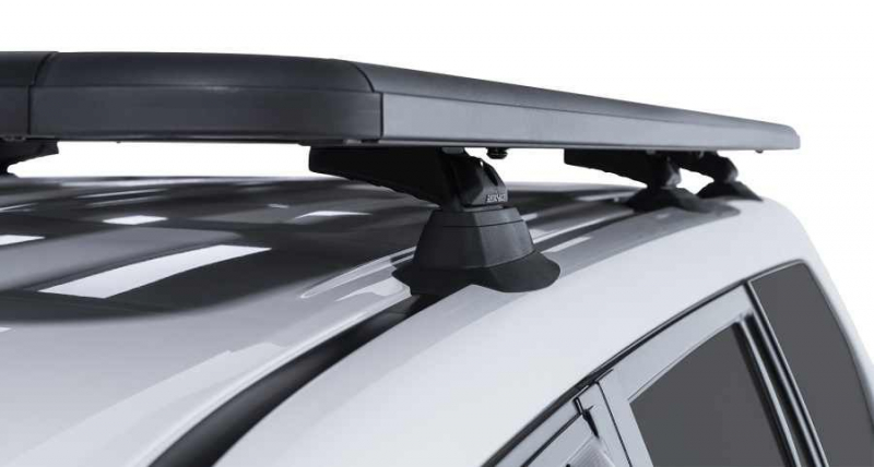 KIT GALERIE RHINO RACK PIONEER 6 1900 MM x 1380 MM AVEC PIEDS RCP02-BK ET RCH6 POUR TOYOTA HDJ100 / HZJ105