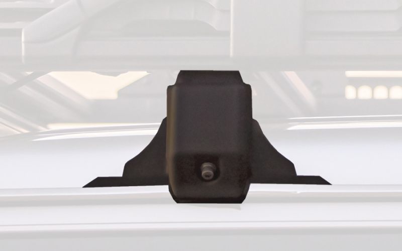 KIT DE 6 PIEDS DE FIXATION SUR GOUTTI&Egrave;RE POUR GALERIE DE TOIT ARB BASE RACK - TOYOTA HZJ 76 ET NISSAN PATROL GU CHASSIS LONG