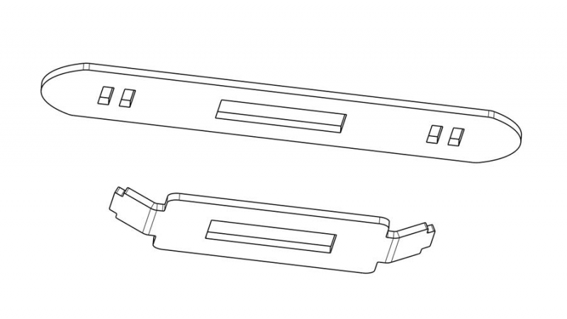 ADAPTATEURS POUR PIEDS RCP58-BK POUR LAND ROVER DEFENDER 90 ET 110 A PARTIR DE 2020 AVEC RAILS SUR LE TOIT