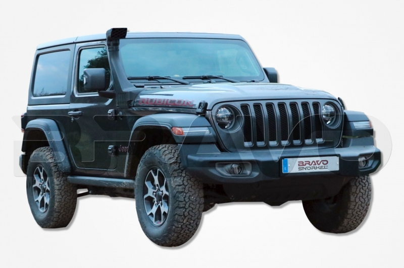 SNORKEL BRAVO POUR JEEP WRANGLER JL / JT GLADIATOR - MONTAGE SANS PERCAGE (  Non valable pour les moteurs &eacute;co-diesel 3.0 )