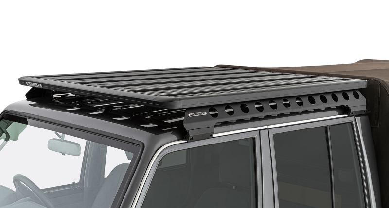 KIT  GALERIE RHINO RACK PIONEER 6 1500 x 1380MM AVEC MONTAGE BACKBONE MM POUR TOYOTA LAND CRUISER 79 DOUBLE CABINE