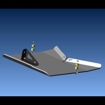 BLINDAGE PONT ARRIERE / ECHAPPEMENT N4 8MM POUR LAND ROVER DISCOVERY 3 ET 4 / RANGE SPORT