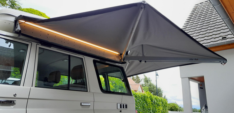 AUVENT ALU CAB OUVERTURE 270&deg; A GAUCHE 2M