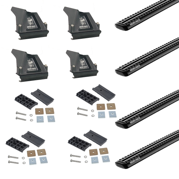 KIT 4 BARRES DE TOIT SPORTZ NOIRES 1800 MM POUR MERCEDES SPRINTER (AVEC PIEDS RLTFMS)