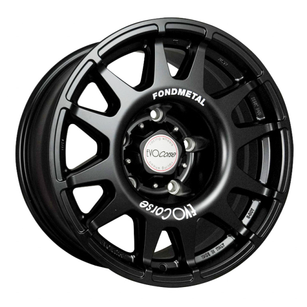 JANTE ALUMINIUM RENFORCE RAID EVO CORSE DAKAR SUPER ZERO 8.5x17" ET -12 NOIR MAT POUR TOYOTA HZJ/FZJ/GRJ/VDJ71/76/78/79/105