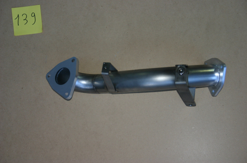 ECHAPPEMENT INOX : DECATALYSEUR** (n&deg; serie 218004 =euro4 FILTRE A PARTICULE ) POUR NISSAN NAVARA D40 DE 2008-2010 EURO 4 ET PATHFINDER R51 DE 2008-2013 EURO 4 2.5 L DCI 174HP