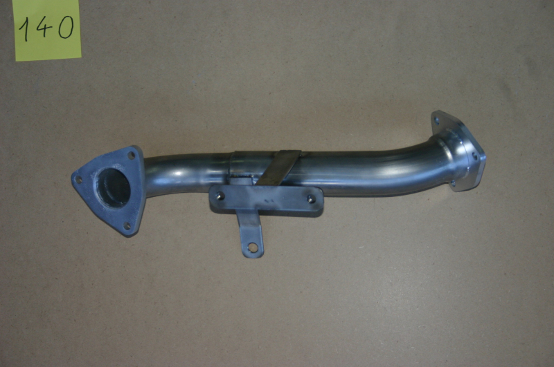 ECHAPPEMENT INOX : DECATALYSEUR** (n&deg; serie >218004 =euro5 ) POUR NISSAN NAVARA D40 DE 2011-2015 EURO 5 2.5L DCI 190HP