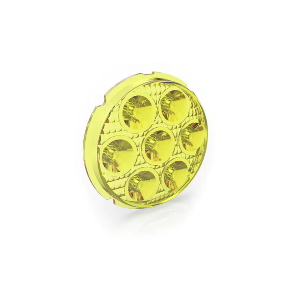 LENTILLE JAUNE POUR PHARE LED LONGUE PORTEE VISION X CANNON RACE 7 (CR-7)