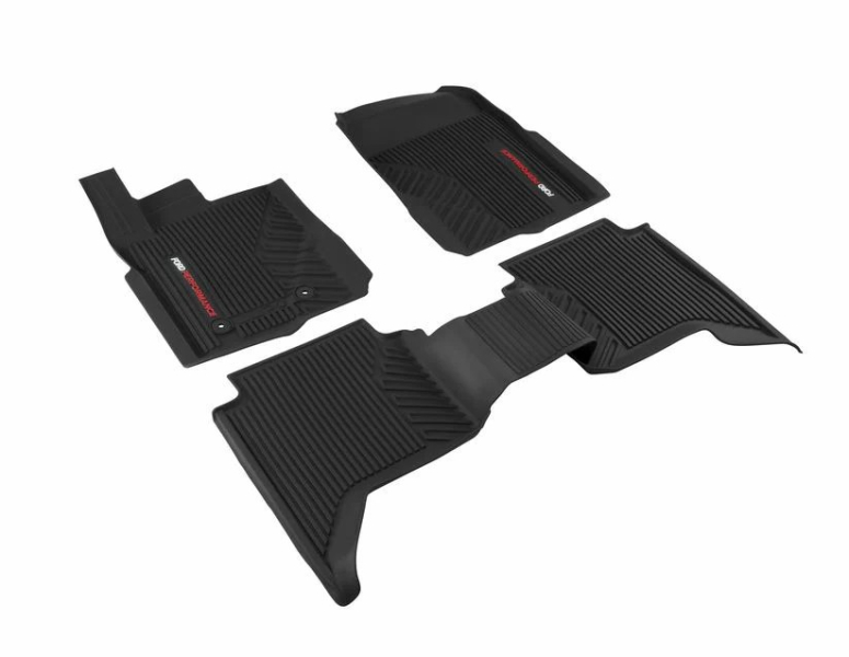 JEU DE TAPIS EN CAOUTCHOUC FORD PERFORMANCE AVANT ET ARRIERE POUR FORD RANGER RAPTOR 2022 +