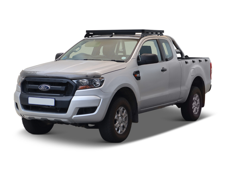 KIT DE GALERIE SLIMLINE II POUR LE FORD RANGER T6 4&egrave;ME G&eacute;N EXTENDED CAB (2012-2022) / PROFIL BAS - DE FRONT RUNNER