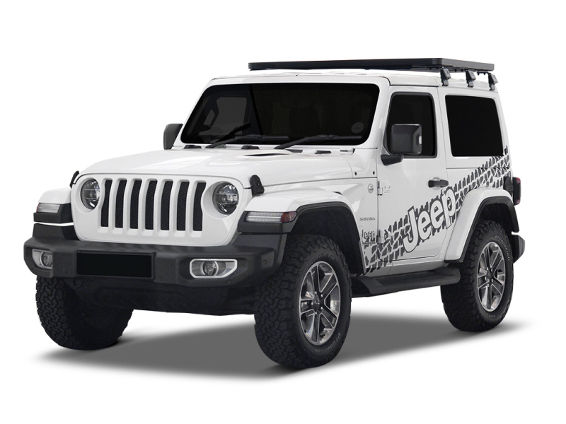 KIT DE 1/2 GALERIE SLIMLINE II POUR UNE JEEP WRANGLER JL 2 PORTES (2018 - JUSQU'&agrave; PR&eacute;SENT) - DE FRONT RUNNER